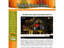Tablet Screenshot of boliviabella.com